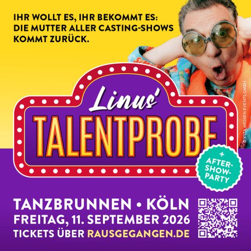 Linus Talentprobe mit Aftershowparty