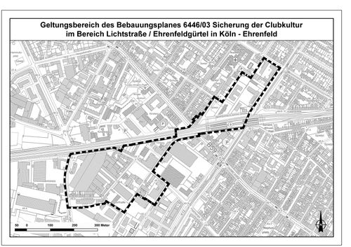 Sicherung der Clubkultur im Bereich Lichtstraße/Ehrenfeldgürtel in Köln-Ehrenfeld