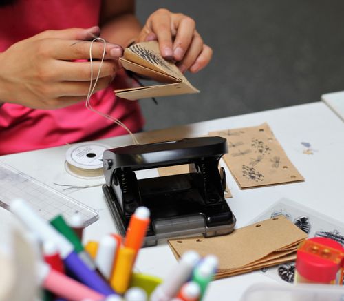 Schere, Stift, Papier